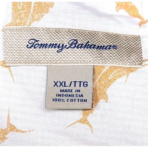 Tommy Bahama Survivor Cargo Shorts Mens Size XXL 2XL Beige‎ Cotton Elastic Waist - Picture 10 of 14